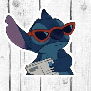 Stitch Vinyl Sticker (WATERPROOF)